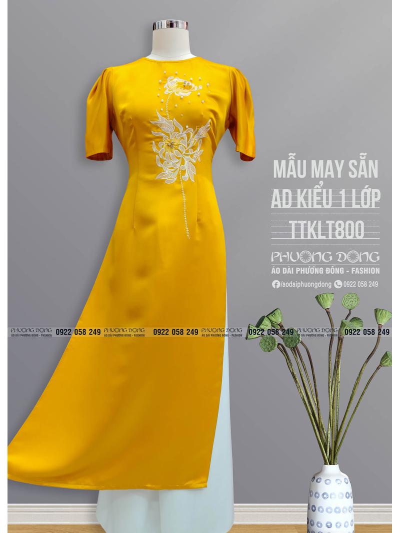 Áo Dài Phom Trẻ Vải Tafta TTKLT800